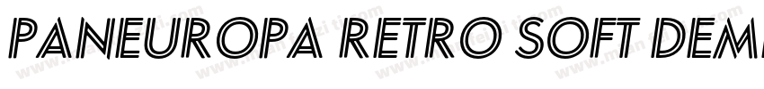 Paneuropa Retro Soft DemiBold字体转换